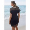 VENUS Womens Mesh Trimmed Cover-Up Dress - 2 of 3
