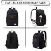 School Backpack for Men, Unisex Large Bookbag Schoolbag Casual Daypack for High School/College/Teens/Travel/Work Black - 2 of 4