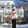 Briarwood Lane Winter Mailbox Cover  - Standard Size - Jolly Snowman Welcome For Winter Mailbox Cover - 2 of 2