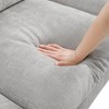 Okak Luxury 119" L-Shaped Oversized Sectional Sofa 5 Seat with Chaise&2 Pillows,Cloud Chenille Couch for Living Room,Apartment,Office, Light Gray - 4 of 4