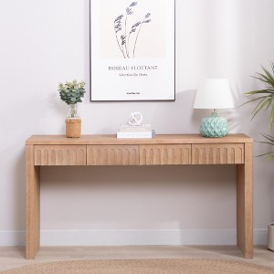 Bella Depot 59.2" Entryway Table with 4 Drawers - 1 of 4