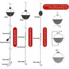 20pcs Fishing Float 25-50mm 5 Sizes Push Button Ultrasonic Round Buoy Floats Fishing Tackle Accessories 1.75 inches - 2 of 4