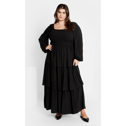 Women's shops plus size tiered dresses