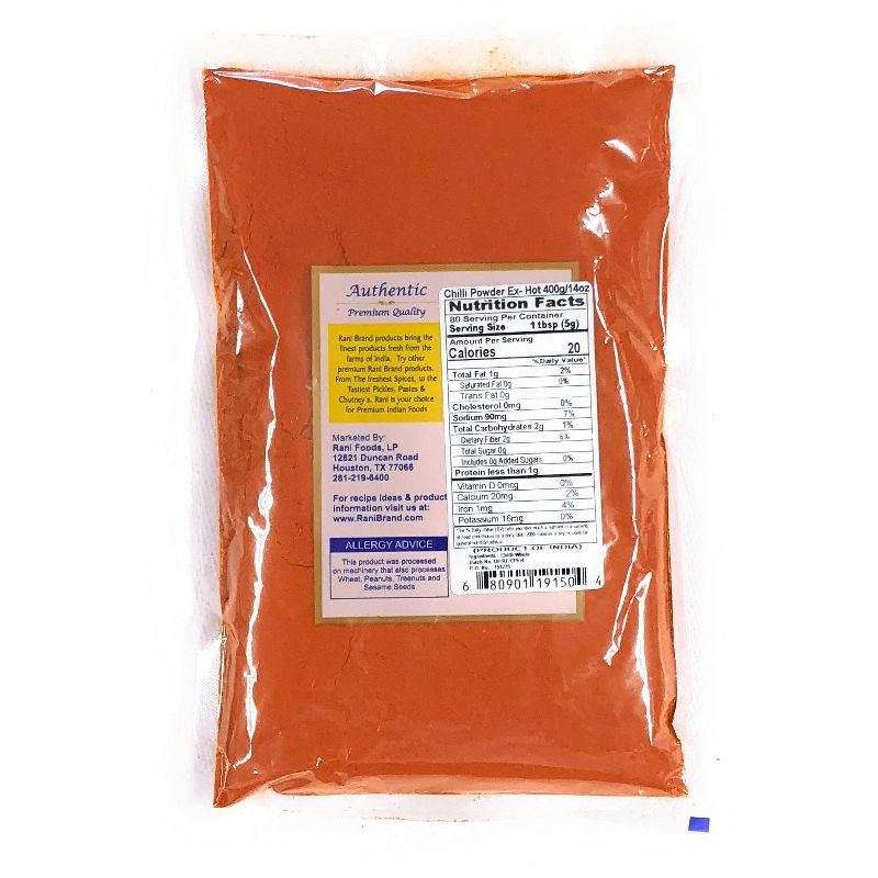 Rani Brand Authentic Indian Foods - Extra Hot Chilli Powder (Hot Mirchi Ground), 2 of 3