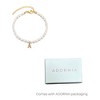 Adornia 14k Gold Plated Freshwater Pearl with Pave Letter Bracelet - 4 of 4