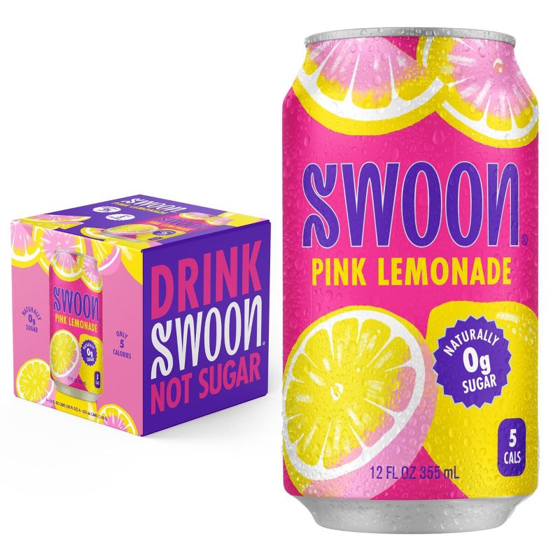 Swoon Pink Lemonade - 4pk/12 fl oz Cans, 1 of 8