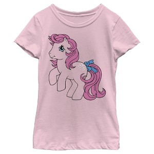 Girl's My Little Pony Cotton Candy Cutie Mark T-Shirt - 1 of 4