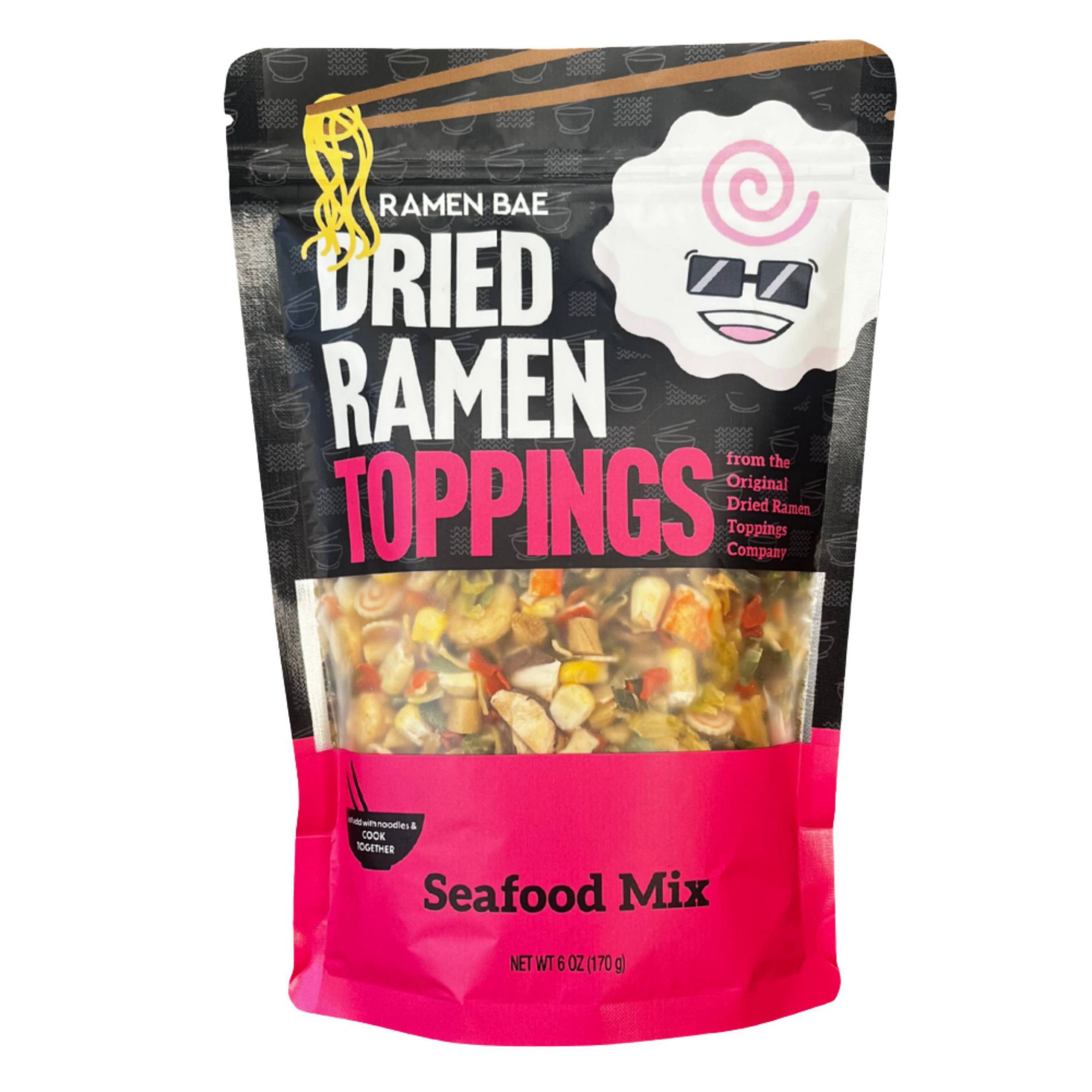 Ramen Bae Seafood Dried Ramen Topping Mix - 6oz