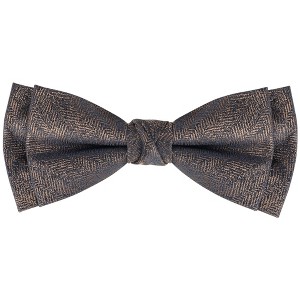 INSPIRE CHIC Men's Jacquard Adjustable Strap Pre-tied Bow Ties for Elegant Wedding - 1 of 4