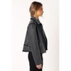 Petal and Pup Womens Elaina Crystal Studded Moto Jacket - 4 of 4