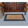 A1HC Natural Coir & Rubber Door Mat, 30"x48" Heavy Duty, Anti-Shed, Outdoor Entrance Large Doormat - 3 of 4