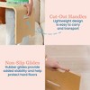 ECR4Kids Bentwood Lap Desk with Handles, Natural - 4 of 4