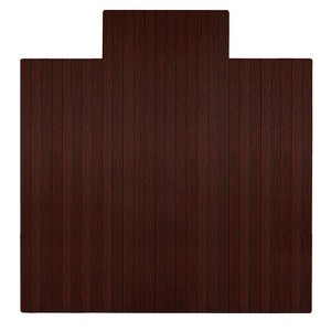 55"x57" Standard Chair Floor Mat with Lip Dark Cherry - Anji Mountain - 1 of 4