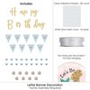 Big Dot of Happiness Let's Be Mermaids - Birthday Party Letter Banner Decor - 36 Cutouts and No-Mess Real Gold Glitter Happy Birthday Banner Letters - 3 of 4