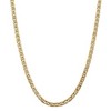 Black Bow Jewelry 5.5mm, 14K Yellow Gold, Hollow Anchor Link Chain Necklace - 3 of 4