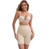 INSPIRE CHIC Women's High Rise Tummy Control Ice Silk Traceless Elastic Hip-Lifting Thigh Slimming Shaping Boyshorts - 4 of 4