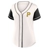 MLB Pittsburgh Pirates Women's Short Sleeve White Fashion Jersey - 2 of 3