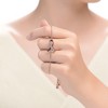 Stunning 18K Rose Gold-Plated Adjustable Bracelet for teens and young adults, featuring a beautifully crafted a love symbol for endless style. - 3 of 4