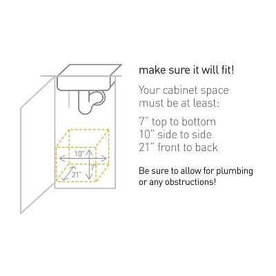 simplehuman 9" Pull-Out Kitchen Cabinet Organizer Stainless Steel Frame — фото 5