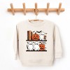 Halloween Bookshelf Ghosts - Toddler Graphic Sweatshirt and Youth Graphic Sweatshirt - 2 of 3