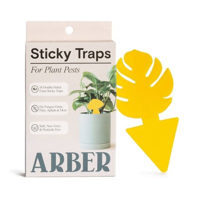 60 Pack Sticky Fly Traps - Indoor/Outdoor Glue Traps For Fruit Flies, Bugs, Insects