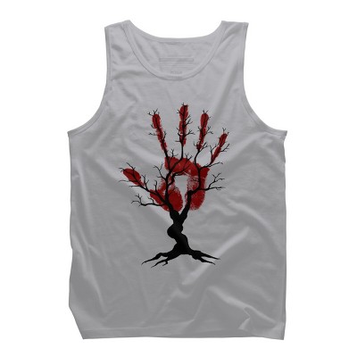 Men's Design By Humans Halloween Tree By aisenArt Tank Top