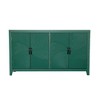 GDFStudio Rhodes Mid-Century Modern Fir Wood 59.00'' Storage Console Cabinet with 4 Doors - 4 of 4