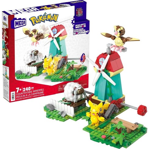 Mega Pokemon Building Toy Kit Countryside Windmill 240 Pieces Target
