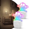 DORESshop 0.5W Plug-in Stegosaurus Night Light, Acrylic Design, 3000K+RGB, Button Color Control, US Flat Plug - 2 of 4