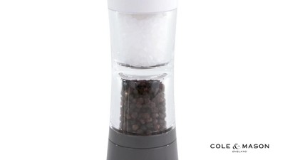 Cole & Mason Lincoln Duo Gray Acrylic Salt and Pepper Grinder