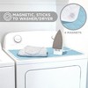 Hold N' Storage Ironing mat, Magnetic Laundry mat, 28.25” x 19” Quilted, Washer and Dryer Countertop, Ironing pad - 3 of 4