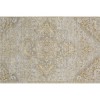 HomeRoots 7' X 10' Gold And Ivory Floral Medallion Area Rug - 4 of 4