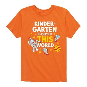 Boys' - Dr. Seuss - Kindergarten Out Of This World Short Sleeve Graphic T-Shirt - 1 of 4