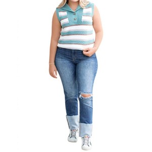 Women's Sweater Vest with Collar - HYFVE - 1 of 3