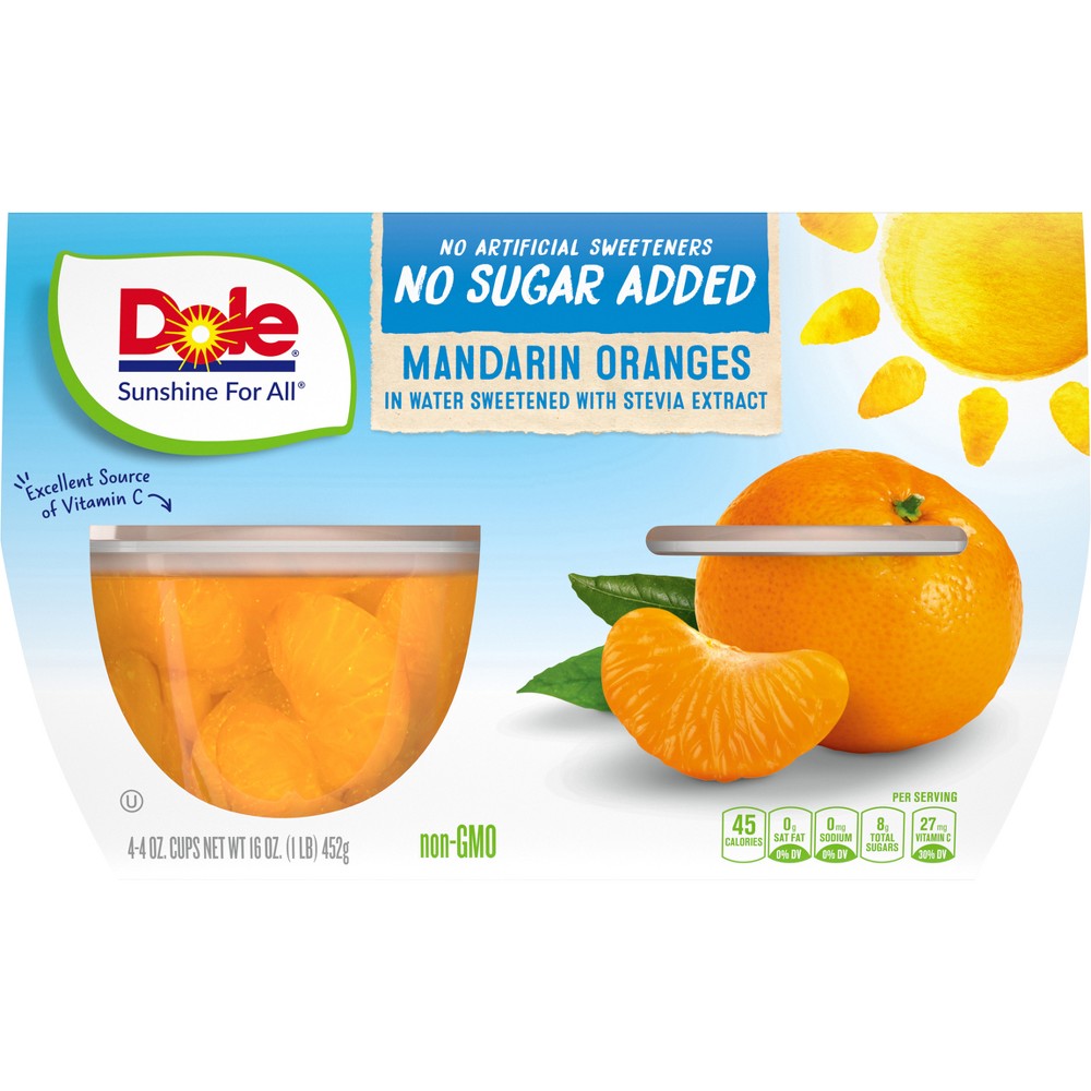 UPC 038900042714 product image for Dole Mandarin Oranges - 16oz/4ct | upcitemdb.com