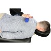 CanDo Massage roll, 6.5x16 cm, Blue - Pair - 3 of 3