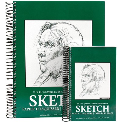 Jack Richeson Sulphite Sketch Pad, 11 x 14 Inches, 60 lb, 100 Sheets