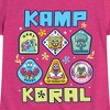 Girls' - SpongeBob SquarePants - Kamp Koral Kamp Koral Patches Fitted Short Sleeve Graphic T-Shirt - 2 of 4