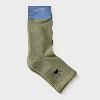 Women's Cushioned Striped 3pk Mid Crew Socks - Universal Thread™ 4-10 - 2 of 3