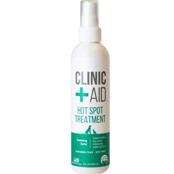 Clinic Aid Hot Spot Relief Soothing Spray for Dogs and Cats - 8 fl oz
