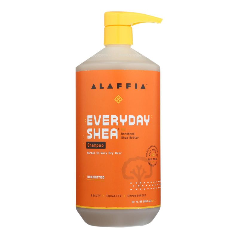 Alaffia Everyday Shea Shampoo Unscented - 32 oz, 1 of 5