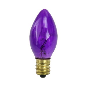 Northlight 25 Transparent C7 Purple Christmas Replacement Bulbs - 1 of 1