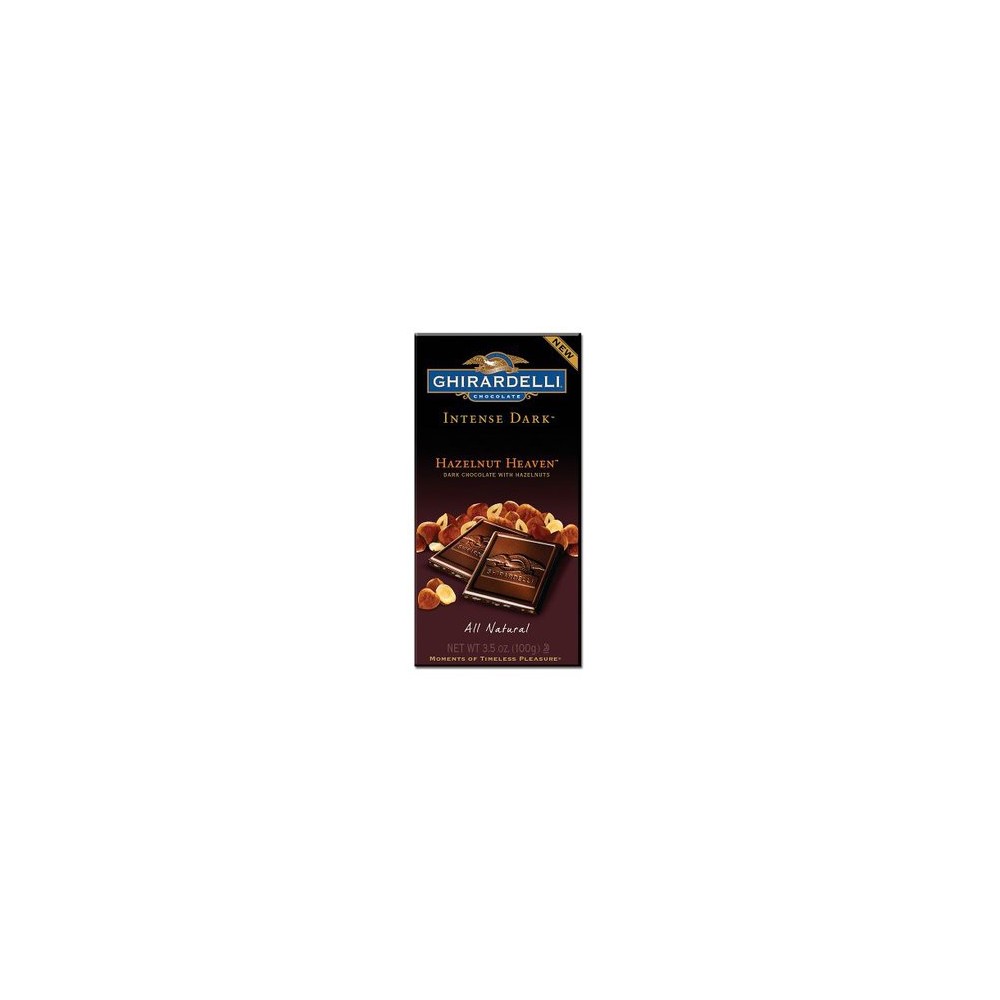 UPC 747599611742 product image for Ghirardelli Chocolate Intense Dark Hazelnut Heaven 3.5 oz | upcitemdb.com