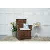 C&F Home 10" x 10" I Quarantine At The Beach Embroidered  Small Petite  Size Accent Throw Pillow - 2 of 4