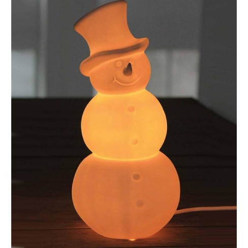 Snowman Table Lamp Magic Cabin Target