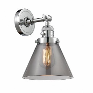 Cone - 1 Light Wall Sconce In Industrial Style-10 Inches Tall and 8 Inches Wide - 1 of 1