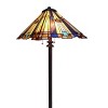 Chloe Lighting Flare Tiffany-style 2 Light Mission Floor Lamp 16" Shade - 3 of 4