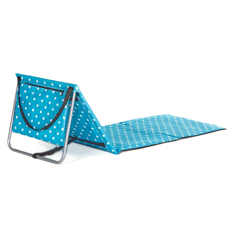The Lakeside Collection Folding Sun Lounger - Portable Fishing Chair for Beach or Lawn, 2 of 9