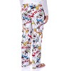 Frosty the Snowman Women's Christmas Tossed Print Sleep Pajama Pants White - 4 of 4