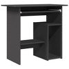 vidaXL Desk Gray 31.5"x17.7"x29.1" Engineered Wood - 2 of 4